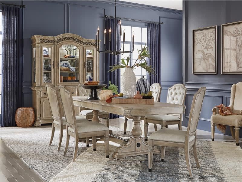 Marisol 7 Piece Dining Room Set with Upholstered Seat & Back Chairs by Magnussen - MAG-D5132-21-63