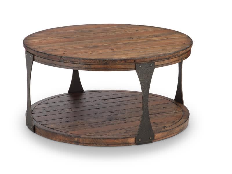 Montgomery 3 Piece Occasional Table Set with Round Coffee Table by Magnussen - MAG-T4112-45-05