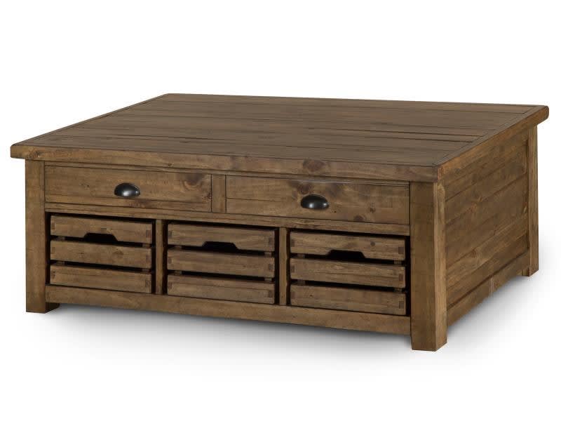 Stratton 3 Piece Occasional Table Set in Warm Nutmeg Finish by Magnussen - MAG-T4481-50-03