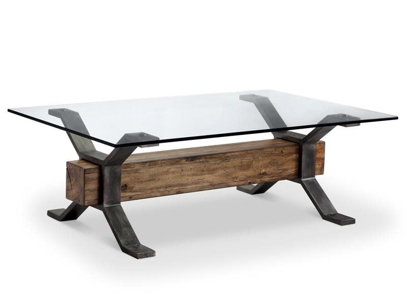 Sawyer 3 Piece Occasional Table Set in Toasted Nutmeg/Smoked Iron Finish by Magnussen - MAG-T4570-43-03