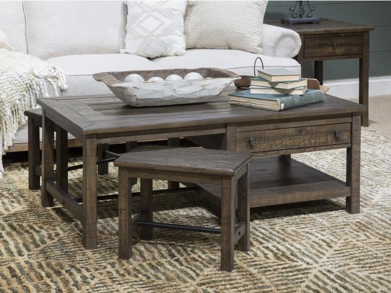 Smithton 3 Piece Occasional Table Set with Rectangular End Tables by Magnussen - MAG-T5537-43-03