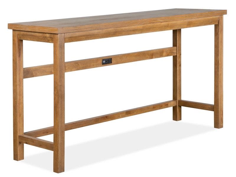 Lindon 3 Piece Console Sofa Table Set in Belgian Wheat/Coffee Bean Finish by Magnussen - MAG-T5570-86-38W