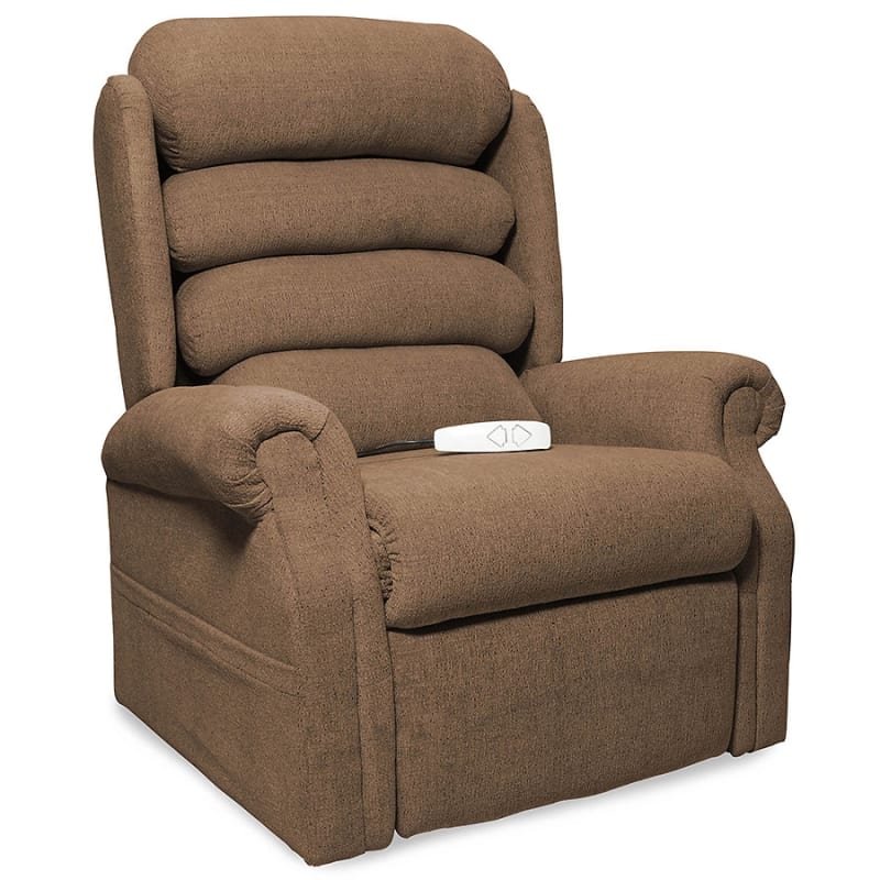 Galaxy Ultimate Power Chaise Lounger in Emy Curry Polyester by Mega Motion - NM-1950LT-CU