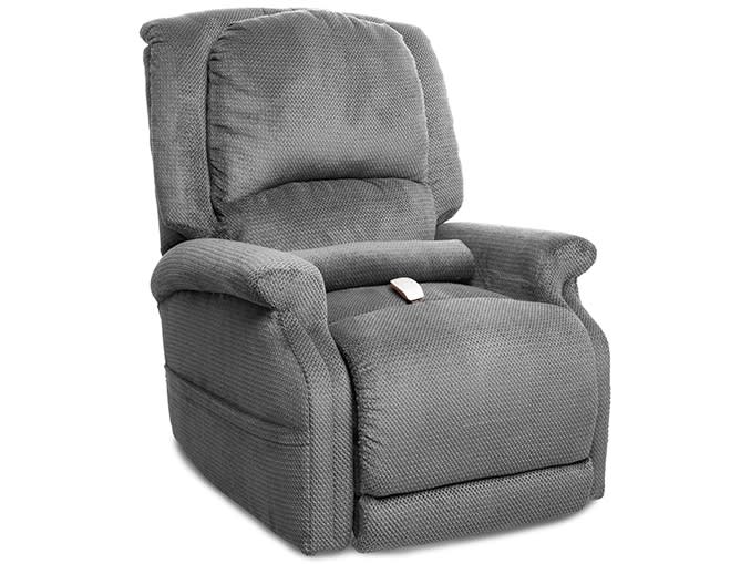 Stardust Ultimate Lay-Flat & Trendelenburg Chaise Lounger in Akan Slate Polyester by Mega Motion - NM-3002-SLA