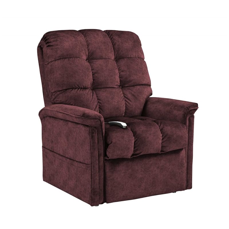 Kaysen Power Lift Chair Chaise Lounger Recliner in Cranapple Polyester by Mega Motion - NM-5001-CRAN