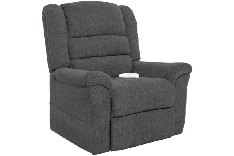 Jupiter Ultimate Power Chaise Lounger in Reflex Charcoal Polyester by Mega Motion - NM-6200-CHA