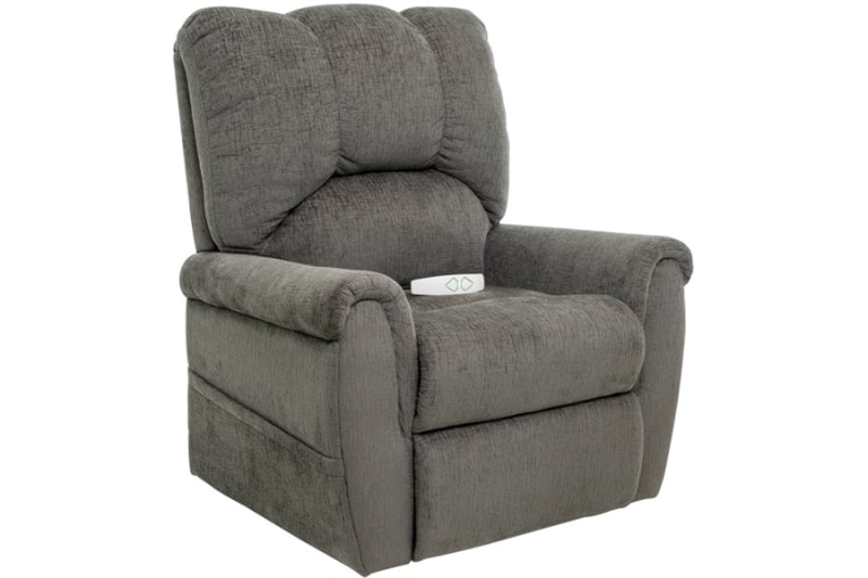 Vega Ultimate Power Chaise Lounger in Everton Pewter Polyester by Mega Motion - NM-6300-PEW Vega Ultimate Power Chaise Lounger in Everton Pewter Polyester by Mega Motion - NM-6300-PEW