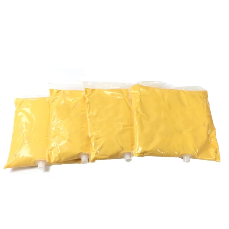 Muy Fresco 110 oz. Cheddar Cheese Sauce Disposable Dispenser Bags (Case of 4) by Paragon - PAR-2018C