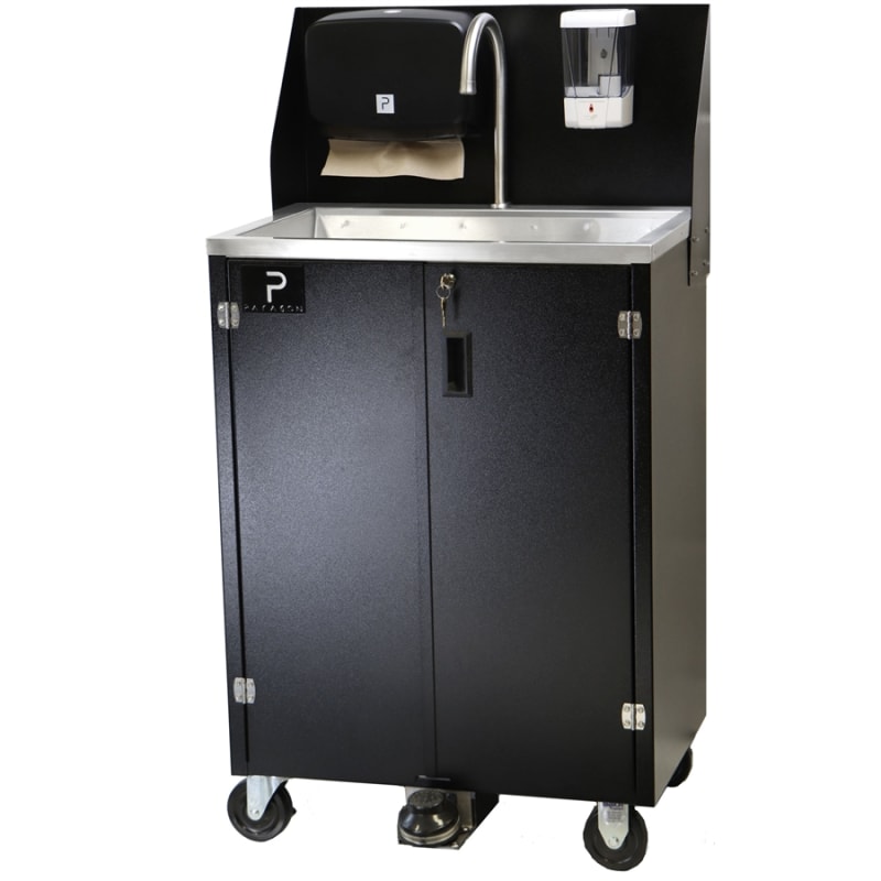Pro-Series Portable Sink with Black Base by Paragon - PAR-4560