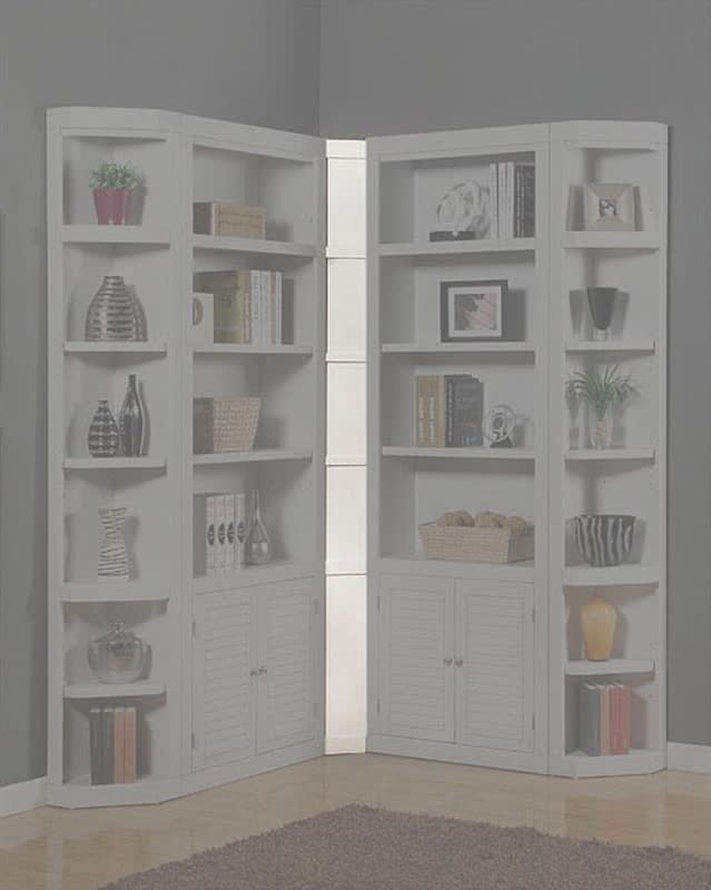 Boca Inside Filler Corner in Cottage White Finish by Parker House - BOC-456
