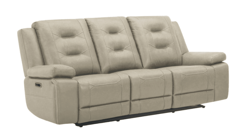 Caldwell Power Reclining Sofa in Tahoe Fog Fabric by Parker House - MCAL#832PH-TAFG