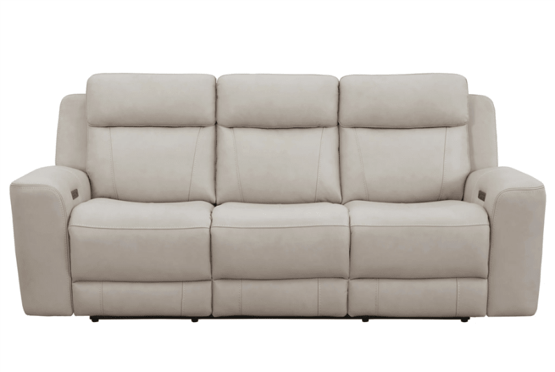 Calgary Power Headrest Power Reclining Sofa in Stone Leather by Parker House - MCGR#832PH-STNE
