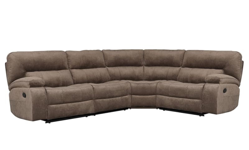 Chapman 4 Piece Reclining Sectional in Kona Fabric by Parker House - MCHA-4-KON