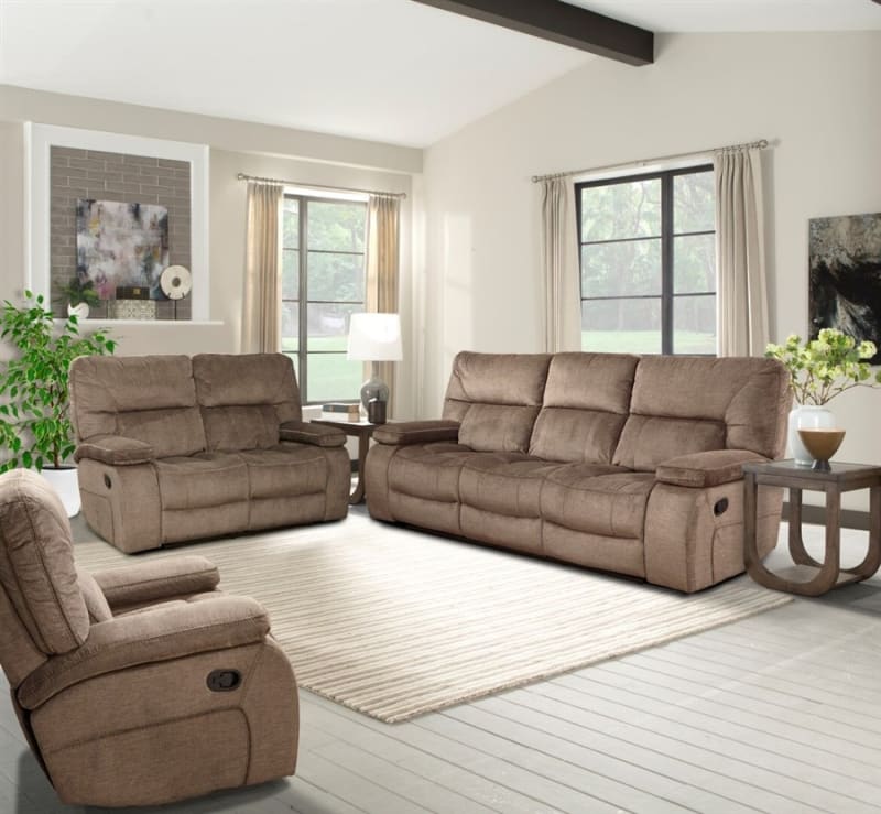 Chapman 2 Piece Reclining Set in Kona Fabric by Parker House - MCHA-833-KON-SET