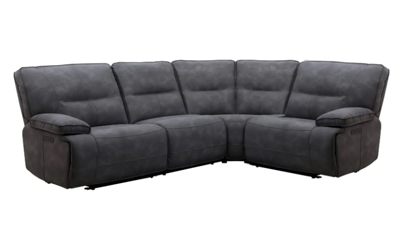 Gladiator 4 Piece Power Reclining Sectional in Cobalt Fabric by Parker House - MGLA-CBL-4