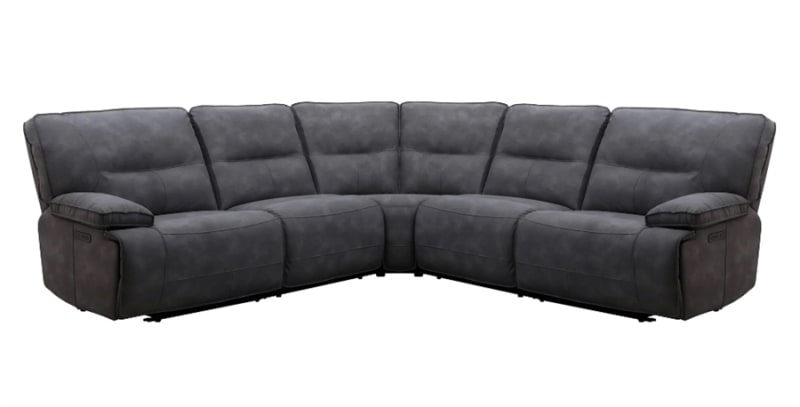 Gladiator 5 Piece Power Reclining Sectional in Cobalt Fabric by Parker House - MGLA-CBL-5
