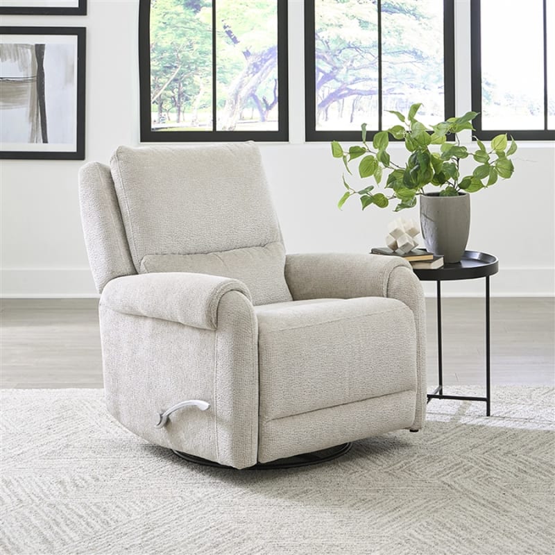 Gentry Manual Recliner Chair in Ecru Mist Cover by Parker House - PH-MGNY-812GS-EUMS