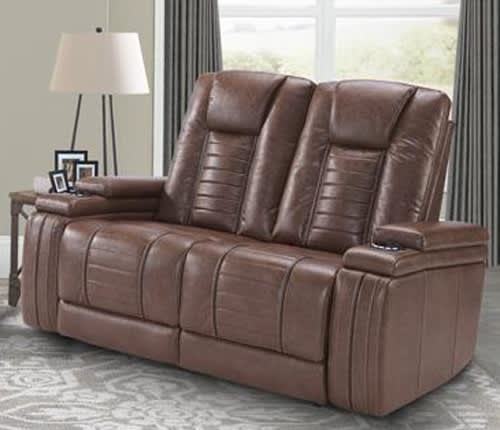 Megatron Power Loveseat in Umber Fabric by Parker House - MMEG#822PH-UMB