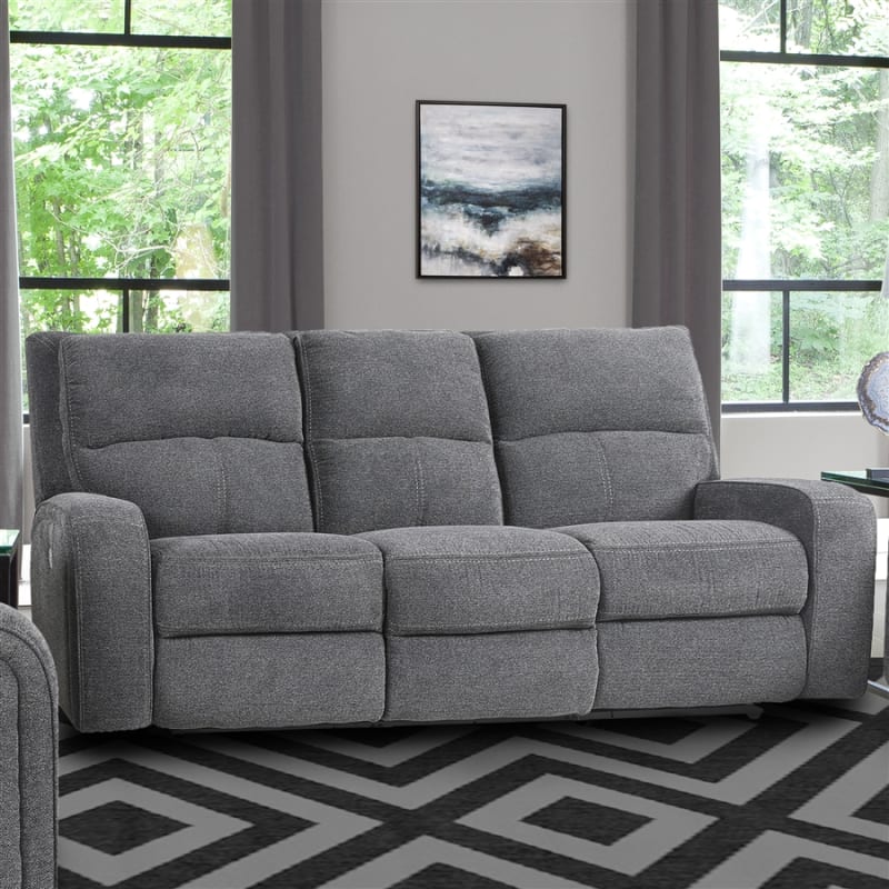 Polaris Power Reclining Sofa in Bizmark Grey Cover by Parker House - PH-MPOL-832PH-BIG