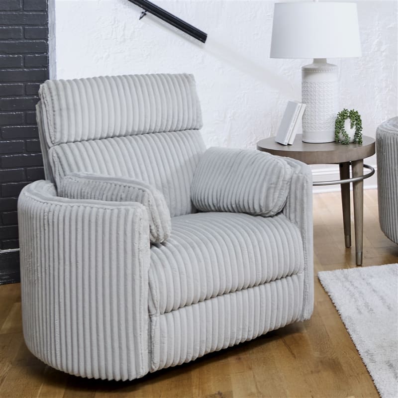 Radius Power Swivel Glider Recliner in Mega Grey Cover by Parker House - PH-MRAD-812GSP-MGGR