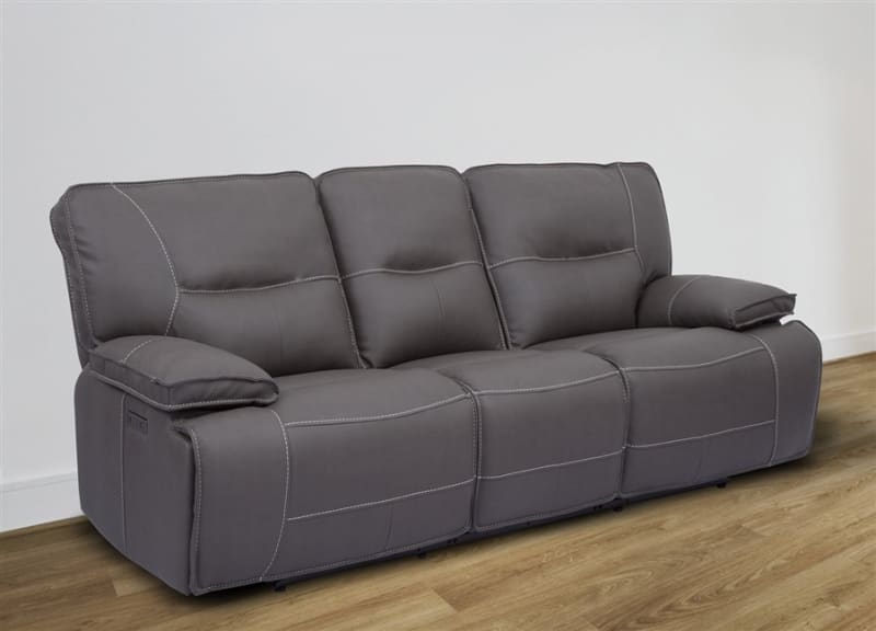 Spartacus Power Sofa with Power Headrest and USB Port in Haze Fabric by Parker House - MSPA#832PH-HAZ