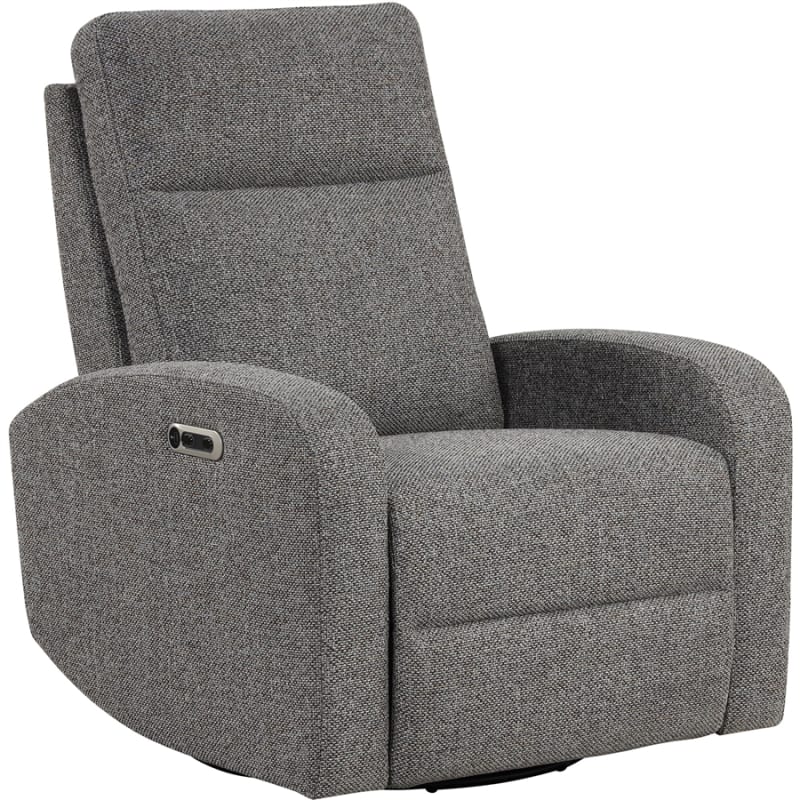 Thriller Power Swivel Glider Recliner Chair in Natural Beauty Grey Cover by Parker House - PH-MTHR-812GSP-NBG