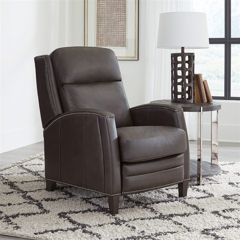 Vermont Manual Pushback High Leg Recliner in Slate Noire Cover by Parker House - PH-MVMT-812-SLNO