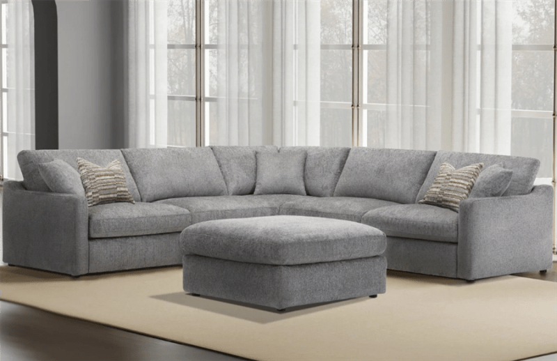 Surrender 5 Piece Modular Sectional in Burmese Natural Fabric by Parker House - SSUR-PACK5A-BRNT