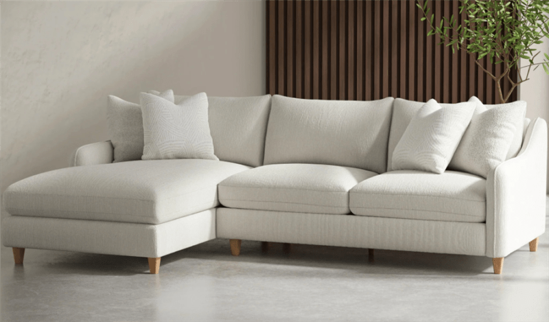Vogue 2 Piece Sectional Sofa in Farlo Chalk Fabric by Parker House - SVOG-PACK2A-FACH