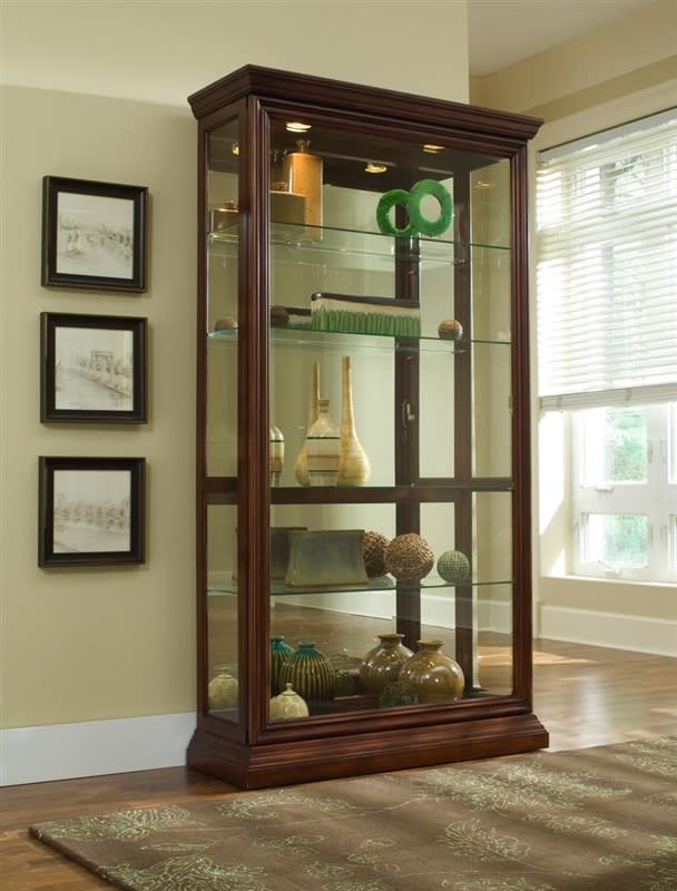 PFC Two Way Sliding Door Curio Display Cabinets by Pulaski - PUL-20542