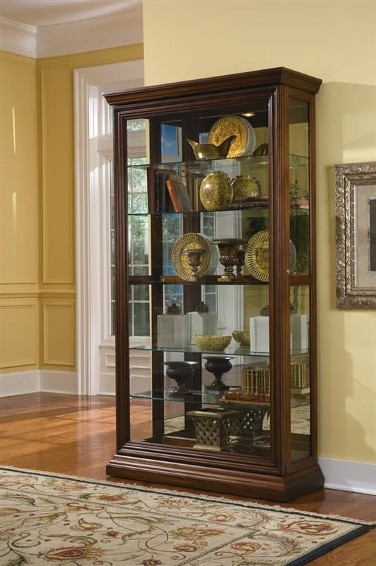 PFC Two Way Sliding Door Curio Display Cabinets by Pulaski - PUL-21015