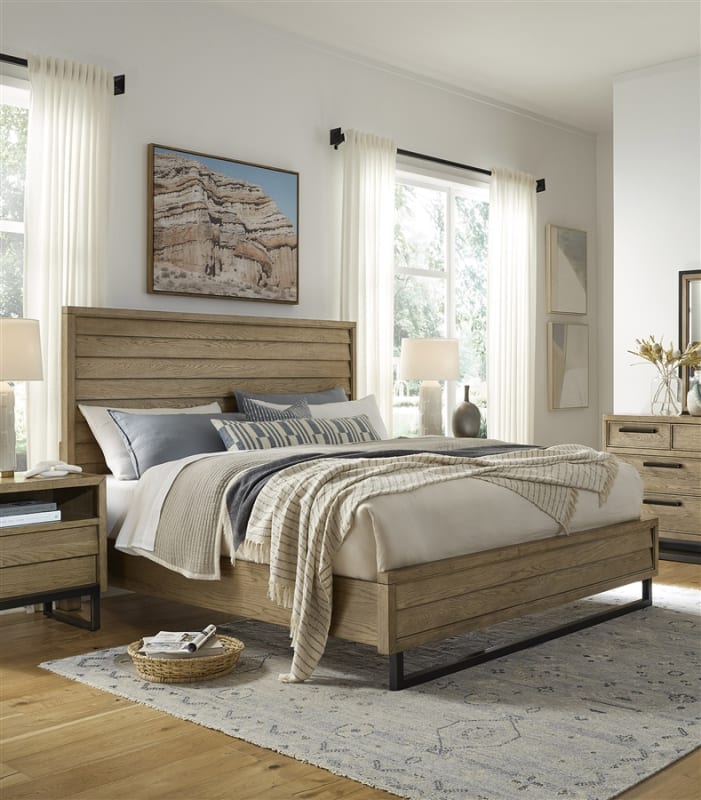 Catalina Brown Finish Panel Bed by Pulaski - PUL-P307DJ150-B