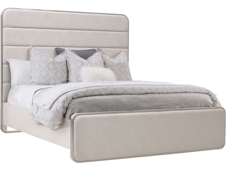 Brighton Queen Upholstered Bed in Grey Finish by Pulaski - PUL-P378-BR-K1-B