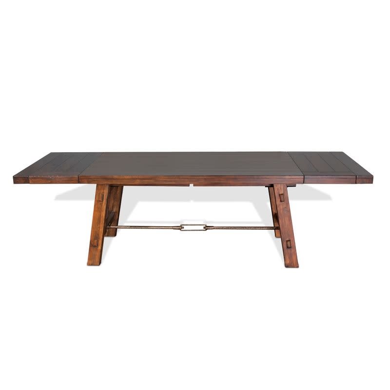 Tuscany 5 Piece Rectangular Extension Dining Room Set in Vintage Mocha Finish by Sunny Designs - SD-1380VM-1604VM-2