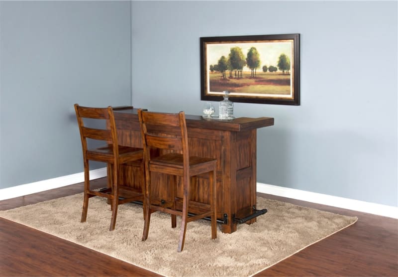 Tuscany 3 Piece Bar Table Set in Vintage Mocha Finish by Sunny Designs - SD-1959VM