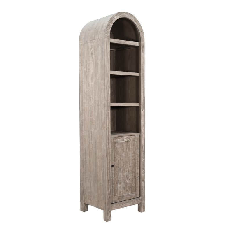 Modern Arched Cabinet Storage in Wheat Finish by Sunny Designs - SD-2119WE
