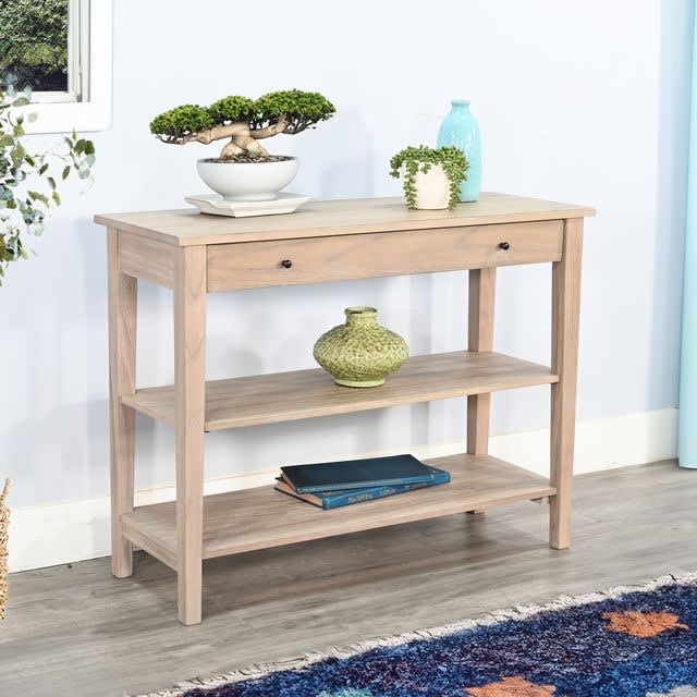 Small Console Table in Wheat Finish by Sunny Designs - SD-2131WE