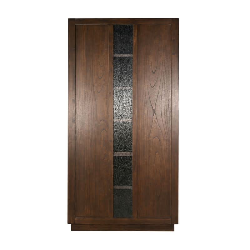 Gen S Sliding Door Storage Cabinet in Walnut Finish by Sunny Designs - SD-2174WL