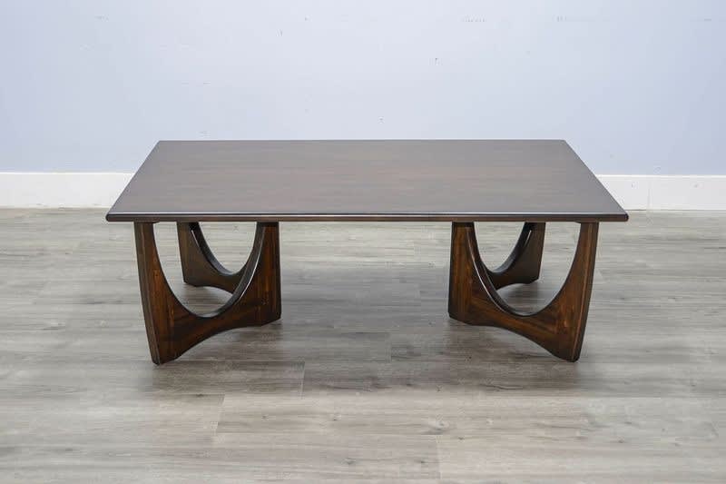 Sinatra 2 Piece Occasional Table Set in Coffee Bean/Dark Brown Finish by Sunny Designs - SD-3187CB