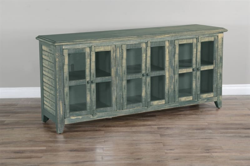 Marina 70 Inch TV Console in Sea Grass Finish by Sunny Designs - SD-3628SG-70
