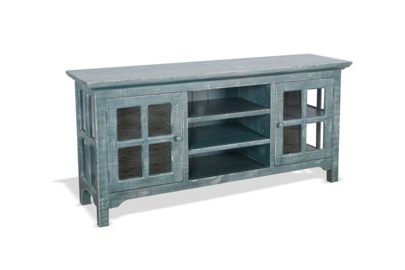 Marina 62 Inch TV Console in Sea Grass Finish by Sunny Designs - SD-3655SG