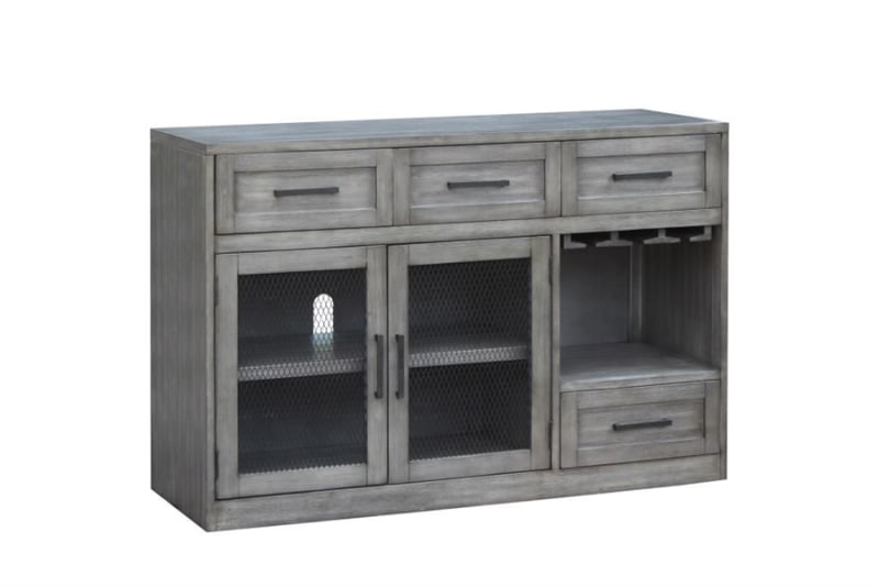 Shelter Cove 25" TV Stand/Server in Sandy Gray Finish by Vilo Home - VILO-VH3054