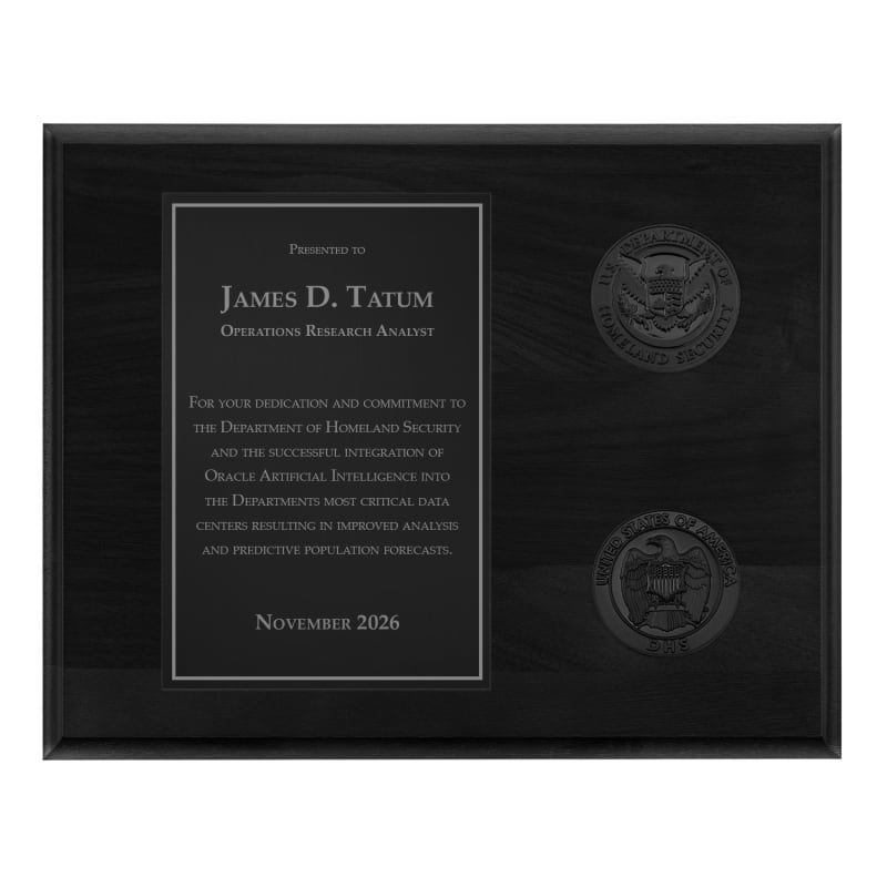 Coins Plaque - Blackout (DHS)