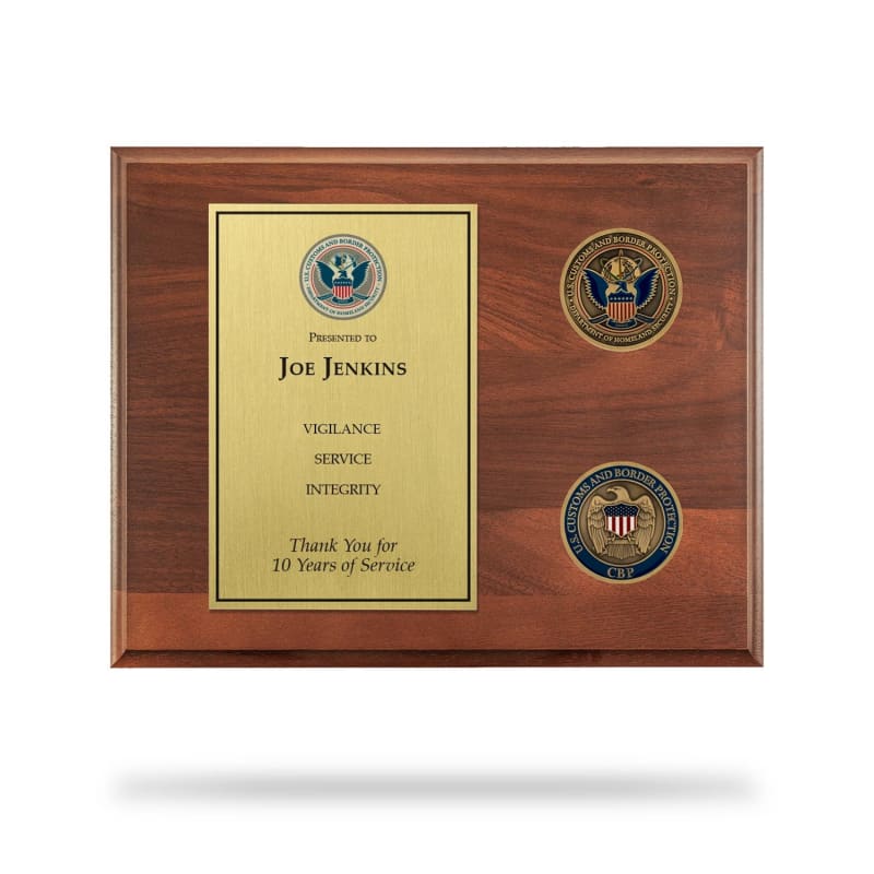 CBP Service Plaque (10+ Years)