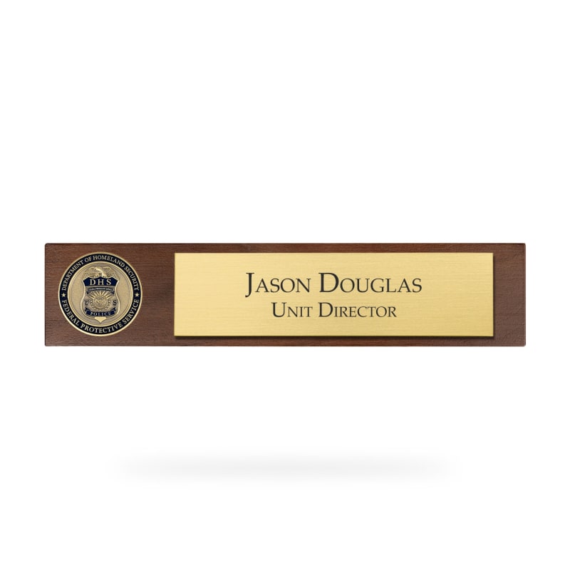 Desk Nameplate w/ Coin (FPS)