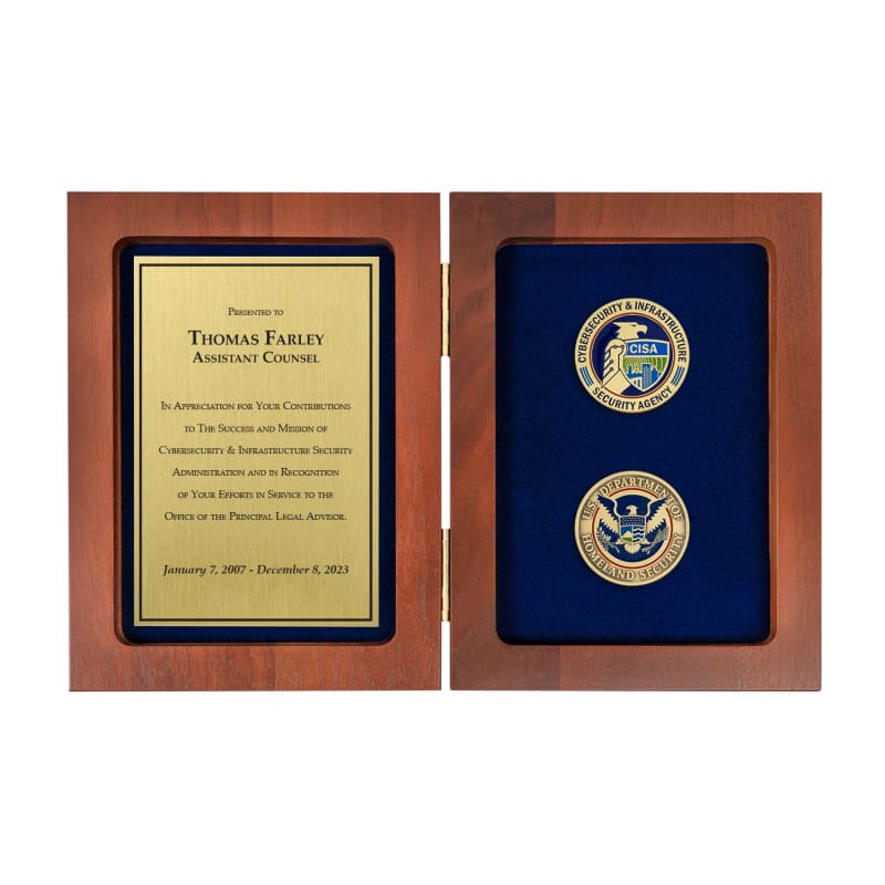 Personalized Book Box w/ Coins (CISA)