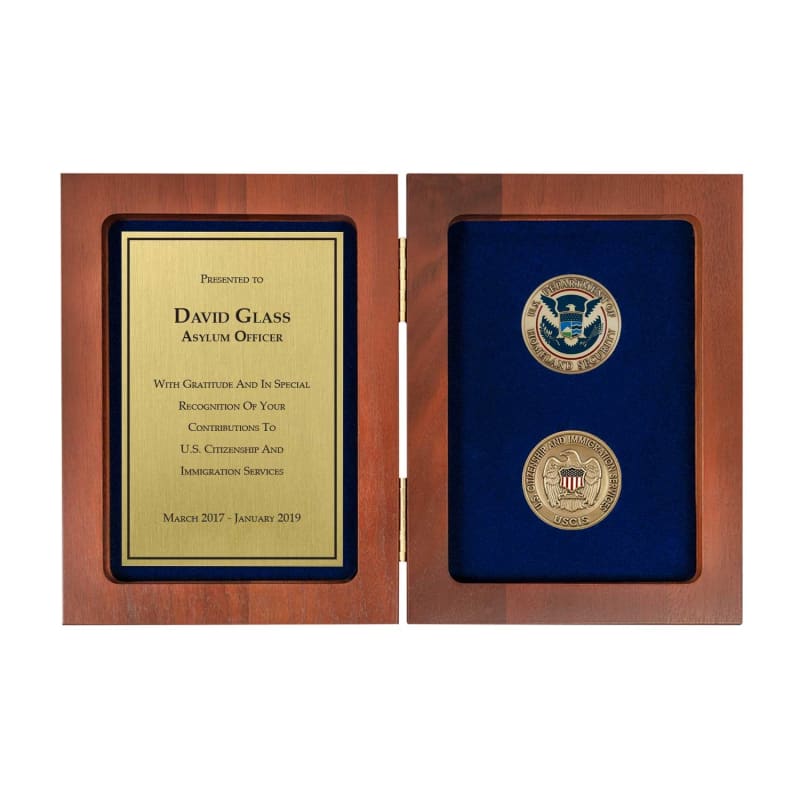 Personalized Book Box w/ Coins (USCIS)