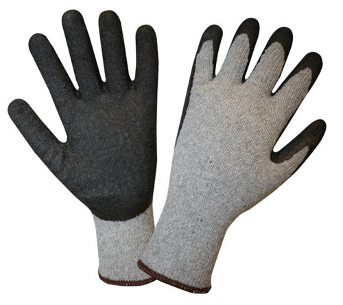 Cordova Gray Knit Gloves, Black Palm Coating 3885