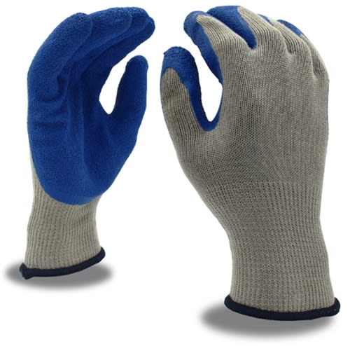 Cordova Knit Glove, Blue Latex Palm 3898