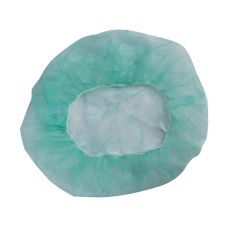 Cordova Disposable Bouffant Cap, Green, 24" BC24G
